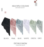 3Pcs/set Women's Cotton Panties M-2XL Women Patchwork Lace Underwear Sexy Low Waist Briefs Ladies Comfortable Underpants 2022
