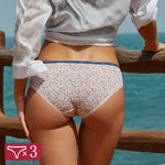 Women Printing Floral Panties 3Pcs/set Low-Rise Cotton Briefs Female Comfortable Underwear Female Soft Panties Lingerie M-2XL