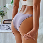 Women's Cotton Panties 3Pcs/set Sexy Low Waist Briefs M-2XL Comfortable Underwear Female Soft Solid Color Underpants Lingerie