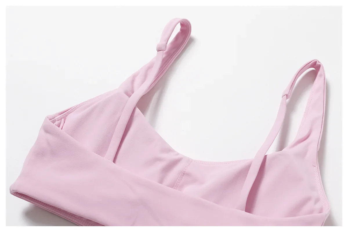 Women Underwear Sports Bras For Fitness Yoga Running Jogging Gym Wear Stretch Padded Sling Sport TopAthletic Vest Yoga Bra