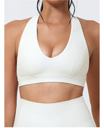 Hearuisavy Summer Women Sports Bra Pilates Yoga Bra Gym Underwear Running Shock Proof Breathable Quick-Dry Fitness Top For Girls