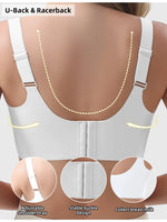1pc Color Women's Seamless Wireless Sports Bras - Soft Stretchy Push-Up Design Everyday Basic Bras, Removable Padding Lingerie
