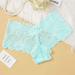 M-XXL Sexy Floral Lace Panties Women Briefs Low Waist Soft Lingerie Cost-Effective Comfortable Underwear Girls Intimate Panty