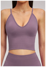 Seamless Sports Bra Women Shockproof Fitness Tops Push Up Gym Crop Top Brassiere Sport Bras Gym Workout Top Breathable Yoga Bra