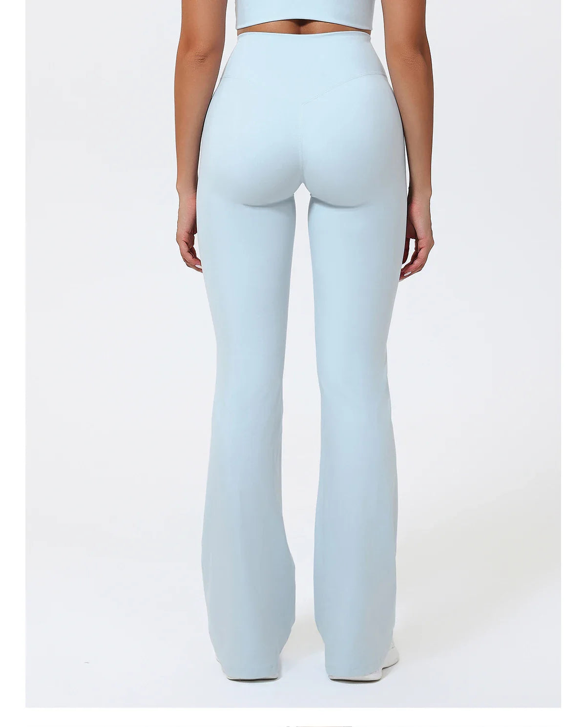Hearuisavy Summer Woman Workout Flared Pants Leggings Pilates Fitness Trousers High Waist Butt Lifting Yoga Bell-Bottom Pants