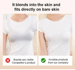 Women's Large Breasts Underwear Wide Shoulder Invisible Corset Antibump Thin Underwear Full Cup Vest Traceless Bra with Bra Pads