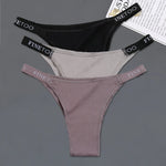 3Pcs/set Low Waist Brazilian Panties Women Cotton Bikini Panties M-XL Lady Comfortable Underwear Female Soft Underpants Lingerie