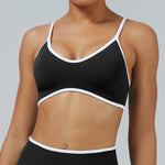 High Strength Sports Bra Seamless Yoga Top Women Fitness Gym Active Wear Back Cross Workout Push-up Fitness Running Underwear