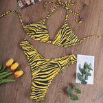 2025 Wild Print Bikini Set-Sexy Animal Print Swimsuit, Adjustable Ties & Cheeky Cut,Women's Beachwear,Bikinis de Mujer&купальник