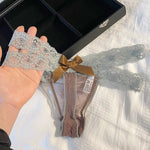 Lace G string Sexy Briefs Panties Women Underwear Thong High Quality Bowknot Transparent Underpants Lingerie Girls Intimates