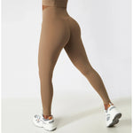 Cozy SkinFriendly Breathable Pocket Yoga Leggings Gym High Waist Sports Leggings Women Elasticity Fitness Running Hip Lift Pants