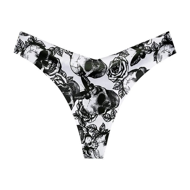 Ice Silk Women Panties G String Sexy Thong Seamless Underwear T Back Candy Color Briefs Girls Low Waist Lingerie Plus Size S-XL