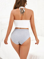 4Pcs/Set Women Cotton Briefs Seamless High Waist Breathable Underwear Female Stretch Comfortable Lingerie New solid color Panty