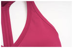 Women Yoga Sports Bra High Strength Gym Tank Top Push-Up Workout Bra Fitness Vest Comfortable Naked Feeling Gym Bra Fitness Bra
