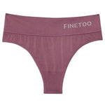 M-2XL Seamless Thongs Women High Waist G-string Ladies Comfortable Bikini Panties Soft Thong Underpants Girls Underwear Lingerie