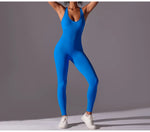 Seamless One-Piece Yoga Jumpsuit Women Fitness Sports Overalls Dance Workout Set Stretch Bodysuit Gym Clothes Push Up Sportswear