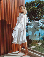 Crochet White Knitted Beach Cover Up Dress Tunic Long Pareos Bikinis Cover Ups Swim Cover Up Robe Plage Beachwear