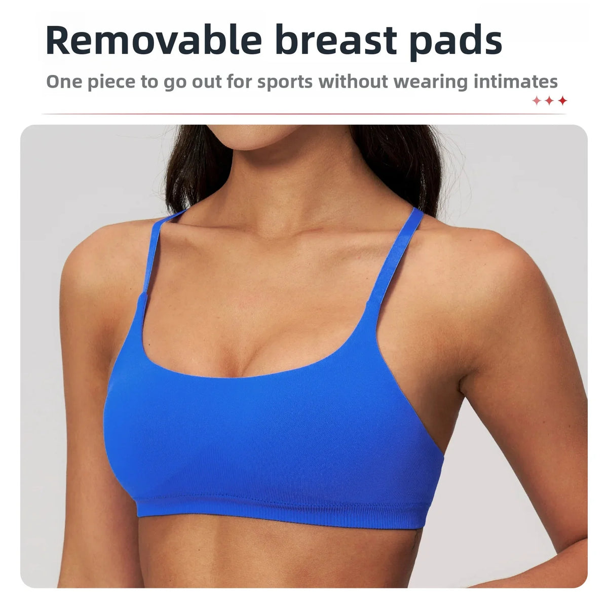 Backless Yoga Bra Woman Gym Tops Sports Bra Strap Cross Back Womens Underwear Adjustable Shoulder Strap Inner Padded Yoga Vest
