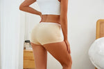 3Pcs Women's Cotton Boxers Panties Seamless Sports Underwear Female Solid Color Briefs Lingerie Intimate Underpant Finetoo S-XXL