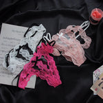 Lace G string Sexy Briefs Panties Women Underwear Hollow Out Thong High Quality Transparent Underpants Lingerie Girls Intimates