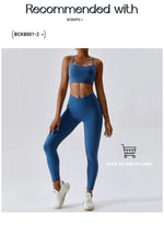 Sexy Cross Sports Bra Gym Top Women Training Running Yoga Bra Stretch Women Sports Underwear Fitness Workout Women Tank Tops
