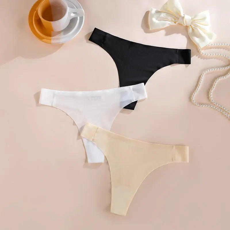 Seamless Sexy Women Panties Underwear Thong Intimates G StringLadies Low-Rise Briefs Female Panty Set Lingerie Size S-XL