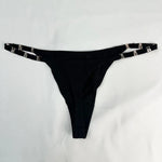 Low Rise Sexy Thong Women Underwear Briefs Seamless Panties Zebra Flower Luxury Metal Buckle G String Bikini Girls Female Panty