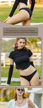 3Pcs Women's Cotton Seamless Briefs Intimates Women Sexy Panties Solid Color Breathable Underwear Female Low Waist Soft Lingerie