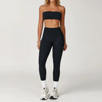 Yoga Set 2PCS Fitness Suit Women's Tracksuit Sportswear Workout Sports Bra High Waist Leggings Gym Clothing Sports Shorts Suits