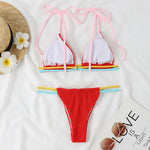 2026 New Fashion Sexy Bikini Solid Swimsuit Women Swimwear Push Up Set Brazilian Bathing Suit Summer Beach Wear Swimming