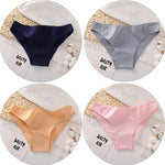 4Pcs/Set Cotton Panties Low Rise Briefs Women Underwear Bikini Ladies Sexy Underpants Female Intimates Girls Lingerie 2022 Hot