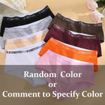 3Pcs Women's Cotton Briefs Letter Belt Underwear Women Panties Sexy Breathable Briefs Female Stretch Ladies Soft Lingerie