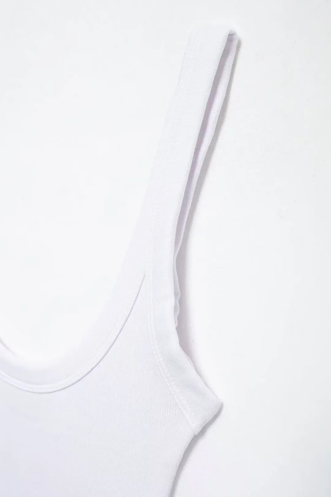 Women's Skinny Ribbed O-Neck Bodysuits with Straps Snap-Button Sexy Fashion Playsuits Comfortable Stretchy Female Clothing