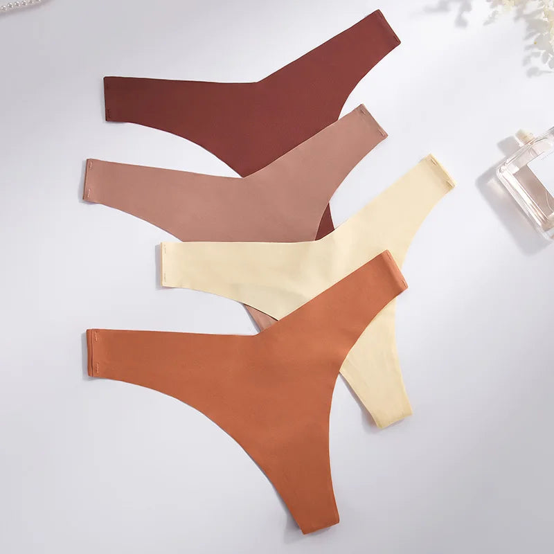 Seamless Women Panties Underwear Female Thong Intimates G StringLadies Low-Rise Briefs Sexy Panty Set Lingerie Size S-XL