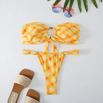 2026 Micro Bikini Women Swimwear Bandeau Swimsuit Woman Female Biquini Thong Bikinis Set Floral Brazilian Bathing Suit Beachwear