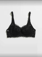 Lace Women's Bra Breast Cover Thin Cup Underwear Underwire Adjustable Push Up Bras Sexy Bralette Lingerie