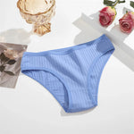 3PCS Women's Cotton Briefs Panties Female Sexy Low Waist Underwear M-XL Breathable Panty Girls Comfortable Intimates Lingerie