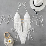 New Sexy Shell Linked String Bikini 2026 Women Swimwear Female Swimsuit Two Pieces Thong Bikini Set Bather Bathing Suit Beach