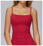 Running Underwear Sports Bra Women High Support Open Back Yoga Breathable Slim Fit Fitness Pilates Tank Top With Removable Pads