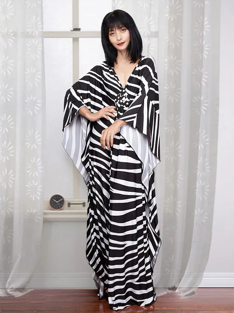 Easy Dry Beach Cover Up Robe Plage Vestido Playa Beach Pareo Swimsuit Cover Up Beachwear 2025 Bathing Suit Women Maxi Dress