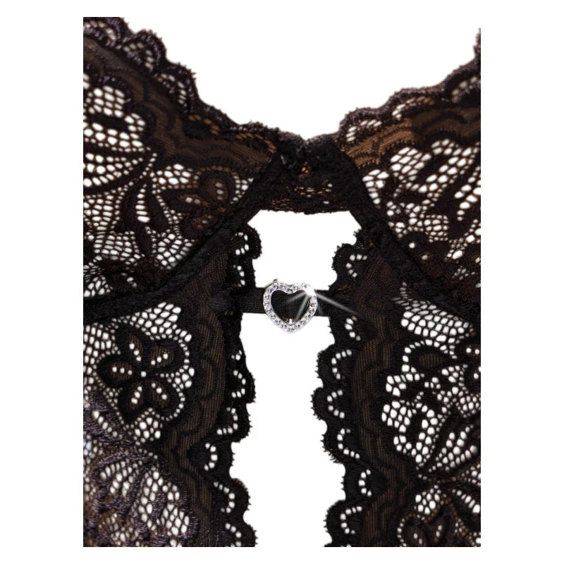 18 Sexy Erotic Lingerie Women Bra And Panty Garters See Through Lingerie Sets Role Play Female Thin Sexy Bras Underwear Set