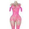 One Piece Open Bra Crotchless Underwear For Sex Lace Transparent Sexy Lingerie Plus Size Bodysuit Babydoll Dress Erotic Costumes test
