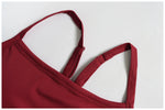 Beautiful Back Women Workout Bra Fitness Underwear Tights Yoga Vest High Strength Shockproof Gym Sports Top Push Up Chest Pad