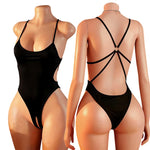 Sexy Adult Bodysuit Women's Open Butt Seduction Lingerie Maid Costume Role Play Erotic Babydolls Crotchless 18xxx Underwear 2026