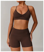 Gym Underwear Women Sport Bras Sports Bra Anti-sweat Breathable Yoga Bra Shockproof Crop Top Fitness Top Push Up Workout Tops