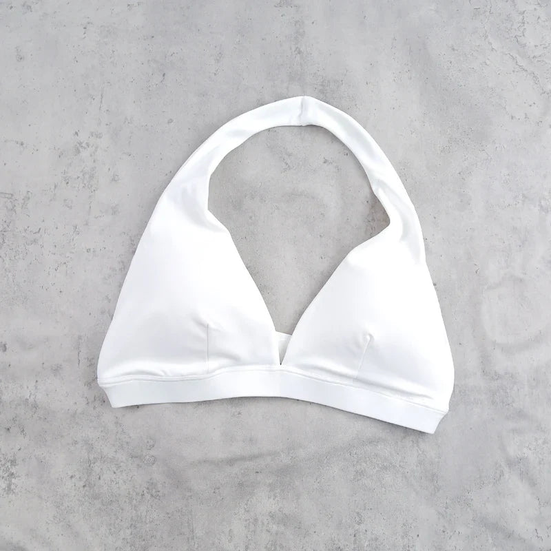 DIAS FIT JOY -Neck Hanging Neck Naked Feeling Yoga Bra for Running Fitness Cycling - Breathable Comfortable Sports Bra for Women