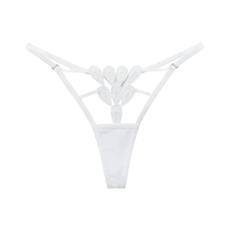 Sexy Thong Lace Panties Women Briefs Girls G String Hollow Out Transparent Underwear Female Thin Low Waist Lingerie Size S-XL