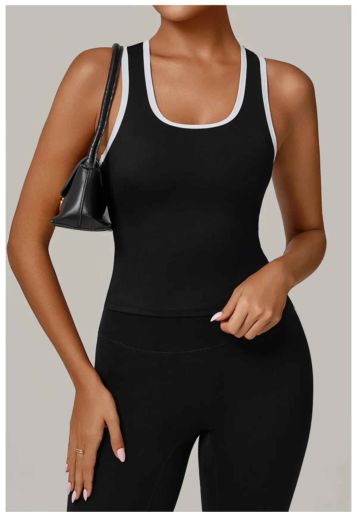 Sports Underwear Women's Sports Strappy Top Yoga Vest Fitness Tank Top Gym Beautiful Open Back Bra Running Workout Halter Bra