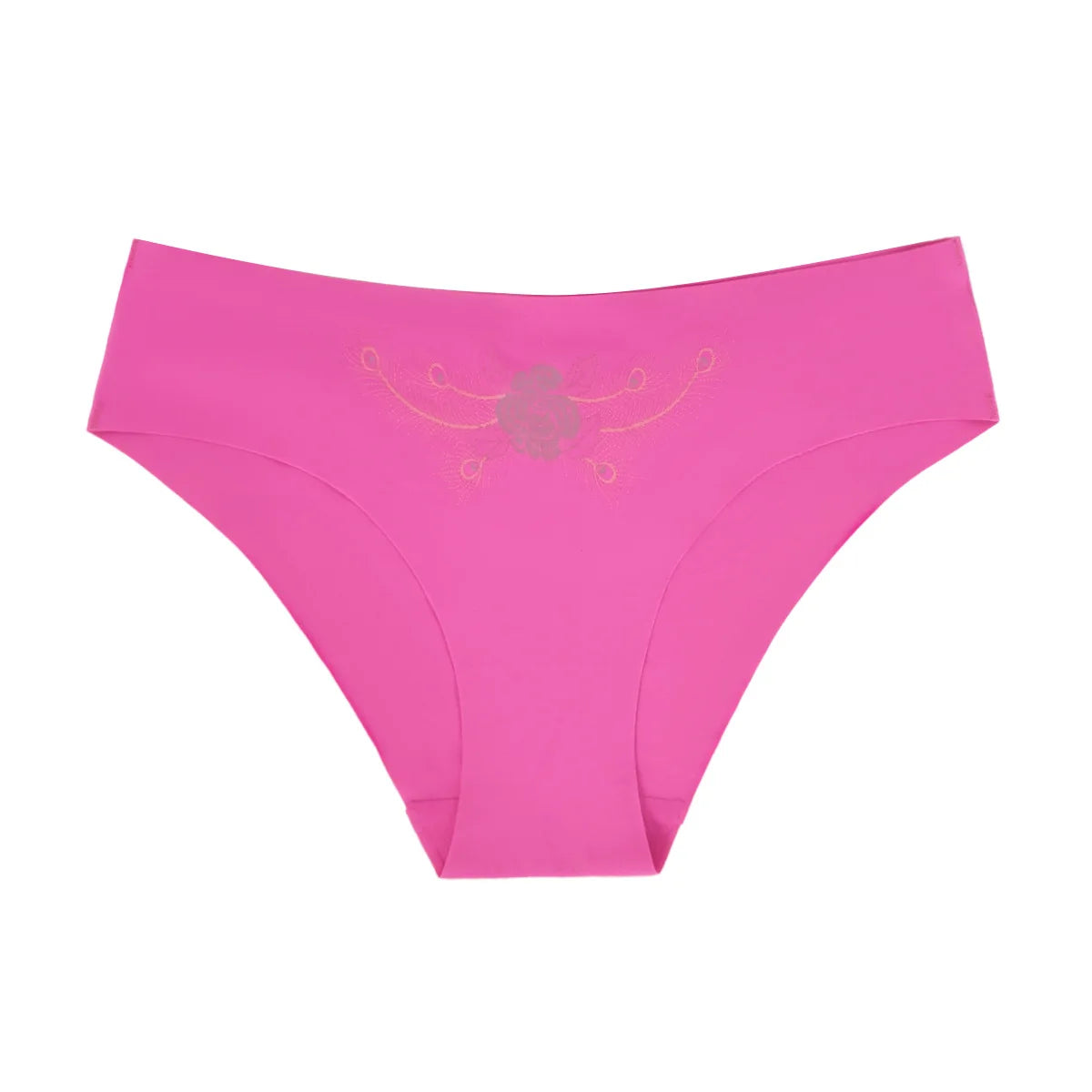 5pcs Ultra-thin Seamless Underwear Women's Invisible Panties Sexy Ice Silk Briefs Low Waist Breathable Stretchy Soft Lingerie