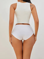 3Pcs women cotton High Waist underwear breathable Striped Panties Female Plus Size Solid Color Briefs comfortable Lingerie S-XXL